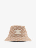 Cotton hat with Triomphe logo all-over