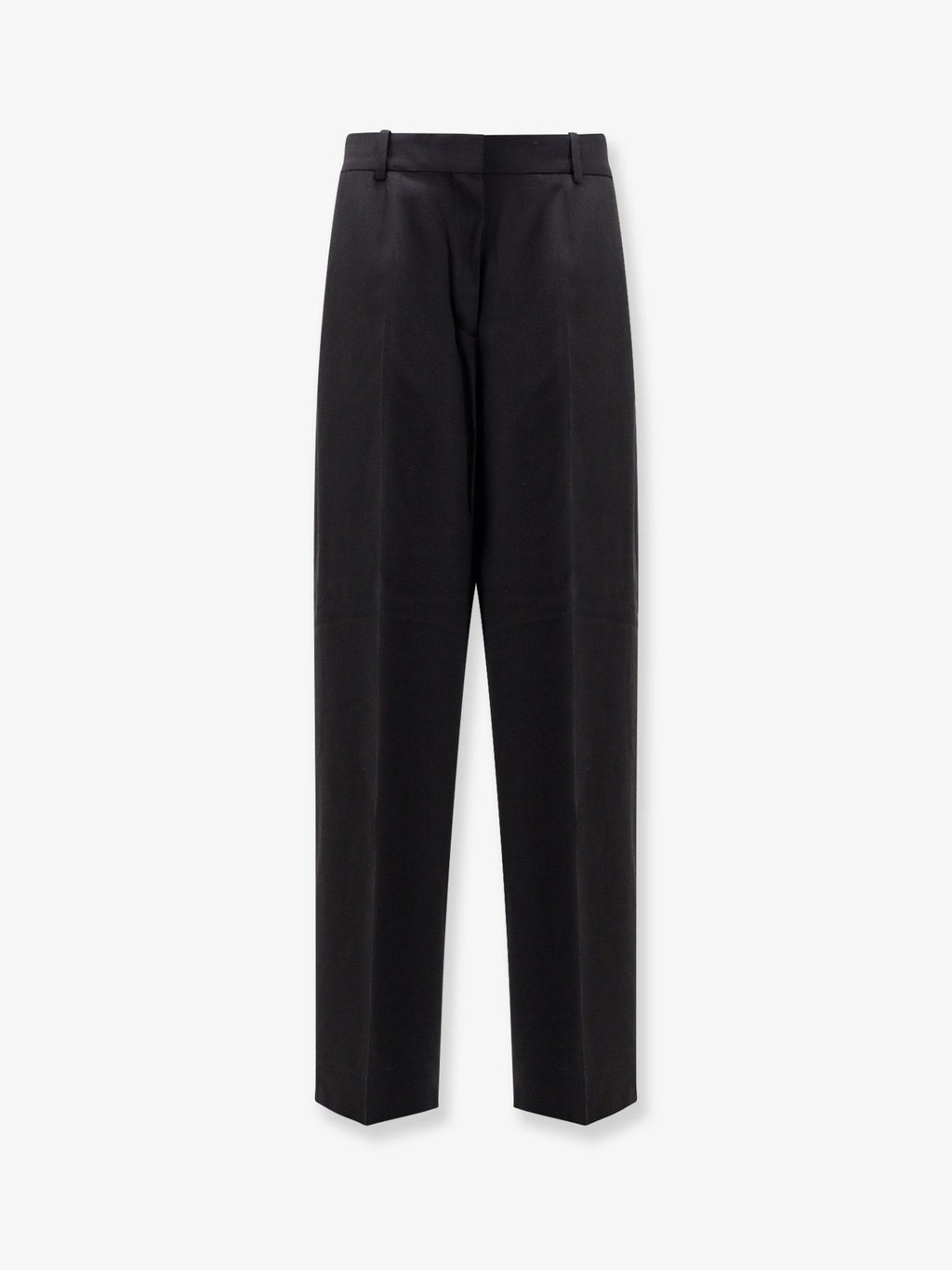 Viscose and wool trousers