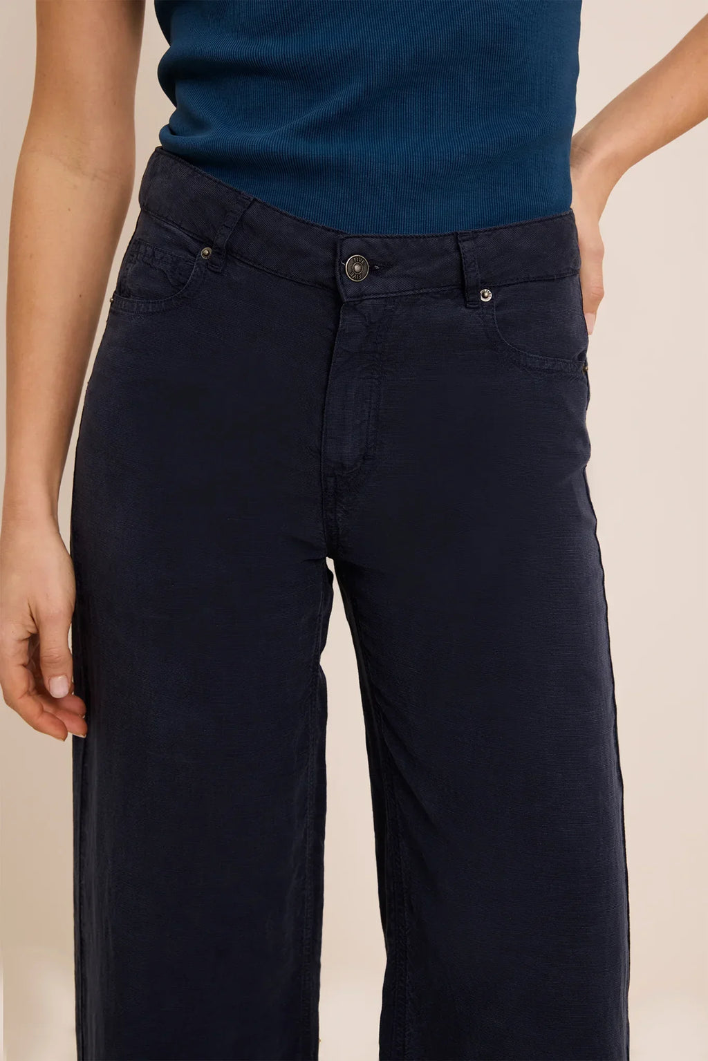 Five Jeans Joan Trousers in Navy