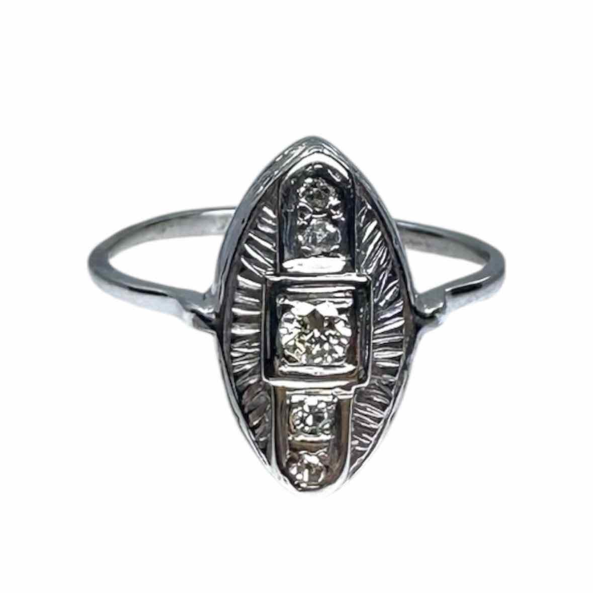 Fine Jewelry White Gold Ring