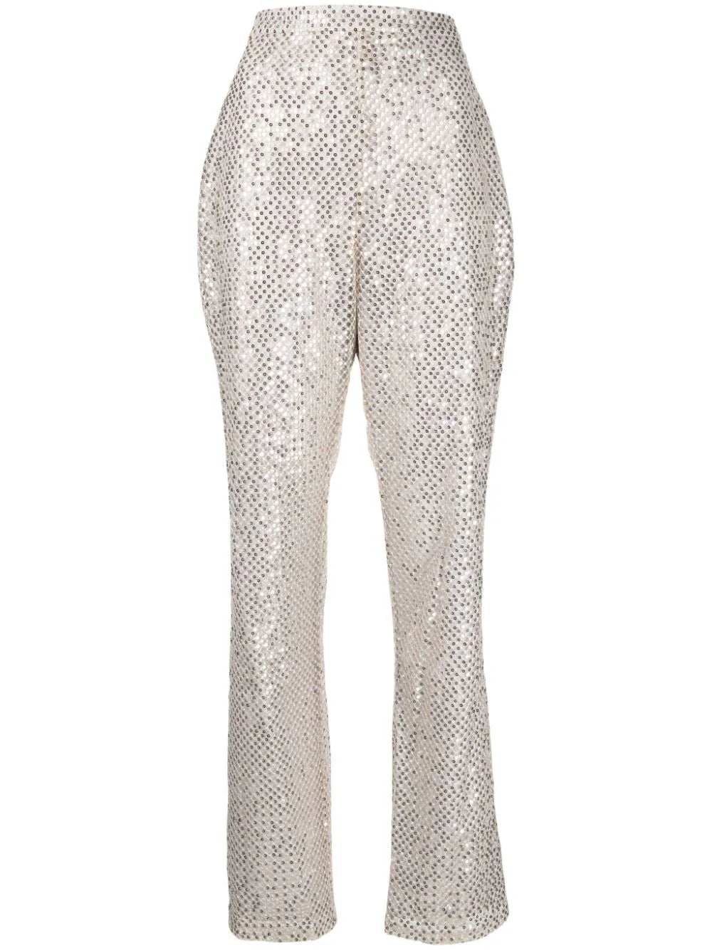 SEQUIN STRAIGHT FIT PANTS