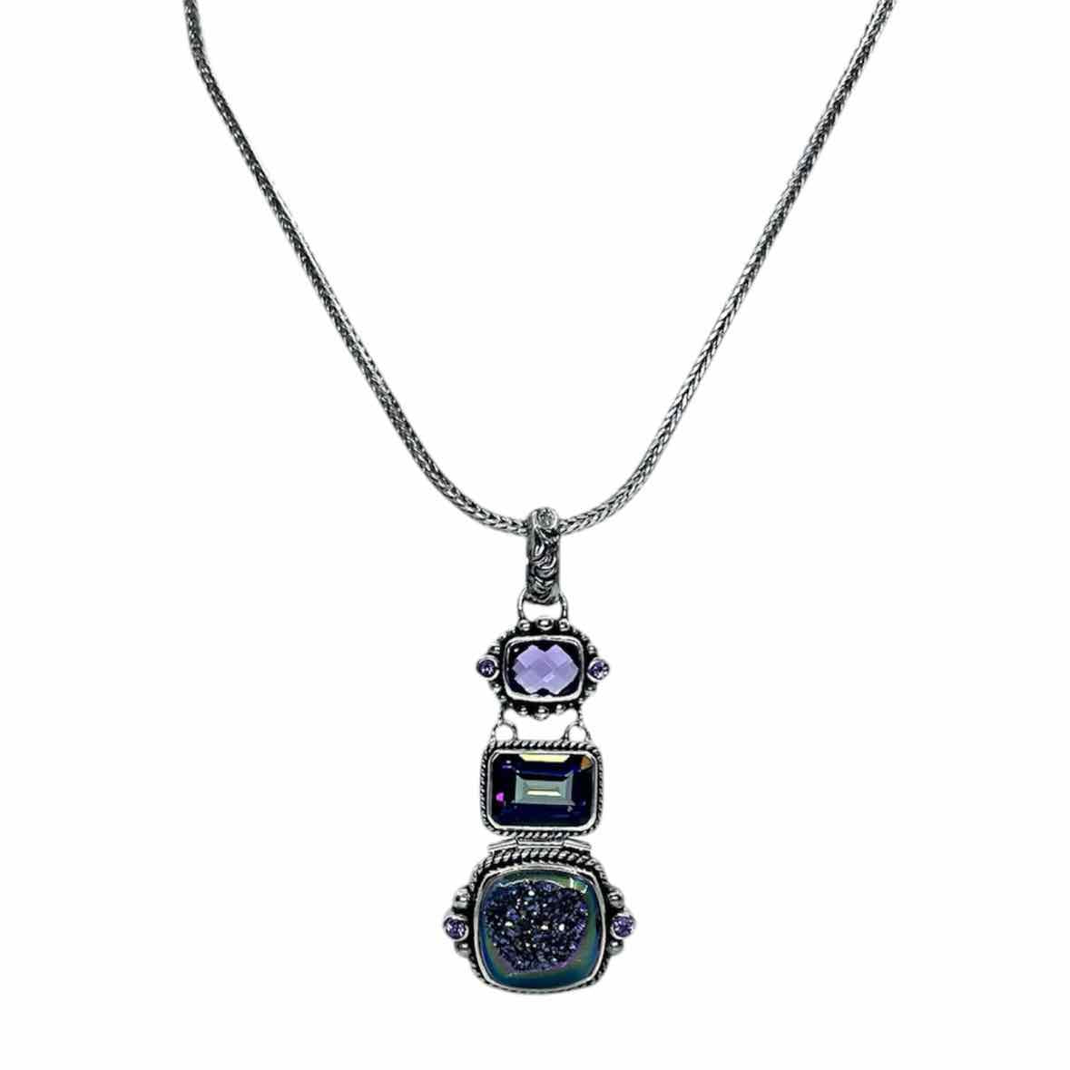 LORI BONN Blue, Purple Necklace