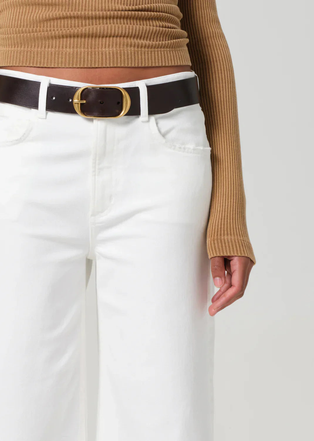 Citizens of Humanity Lyra Crop in Soft White