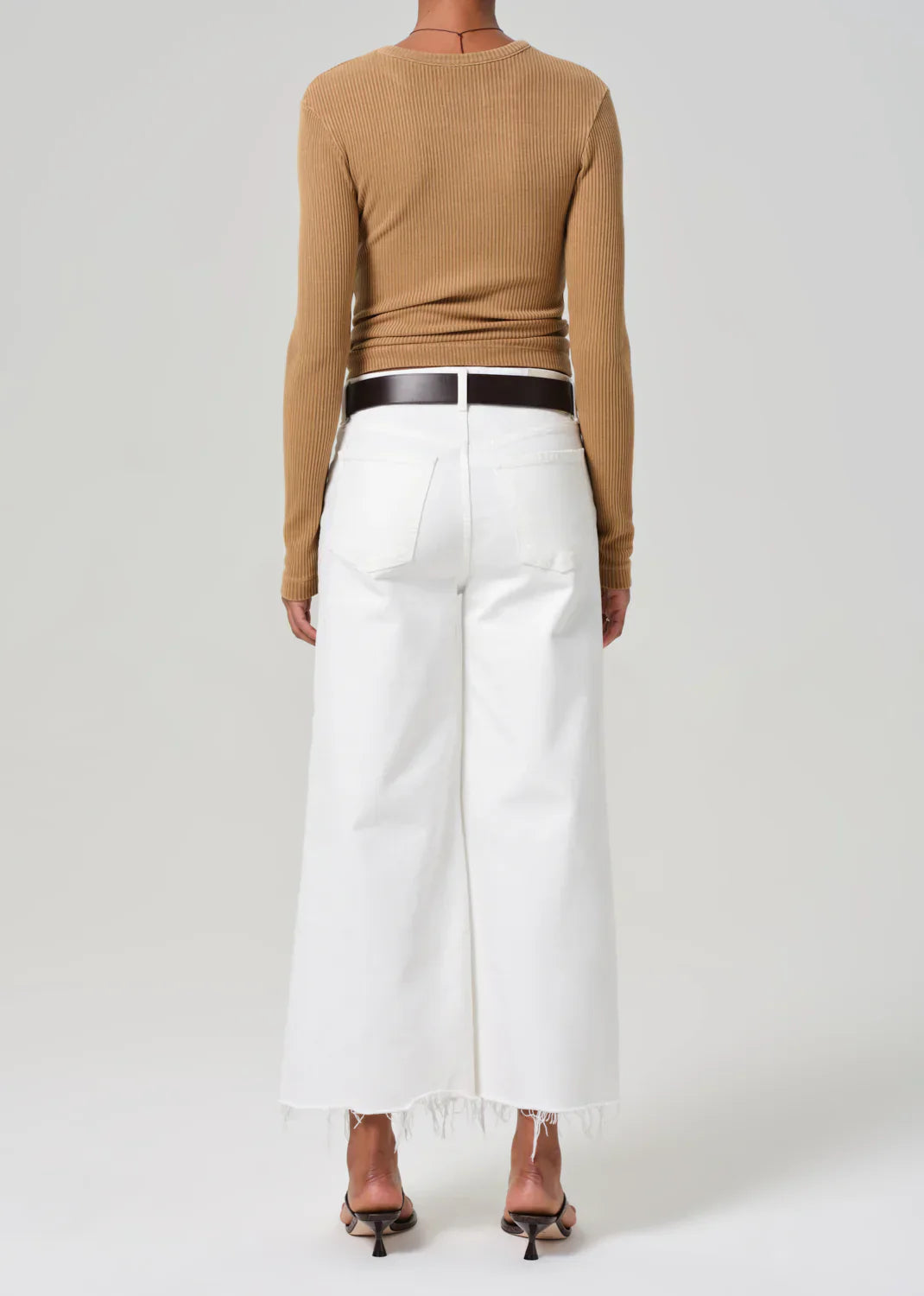 Citizens of Humanity Lyra Crop in Soft White