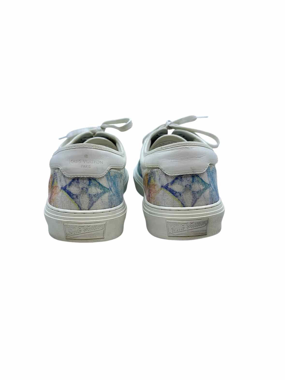 LOUIS VUITTON Size 9 White Men's Sneakers