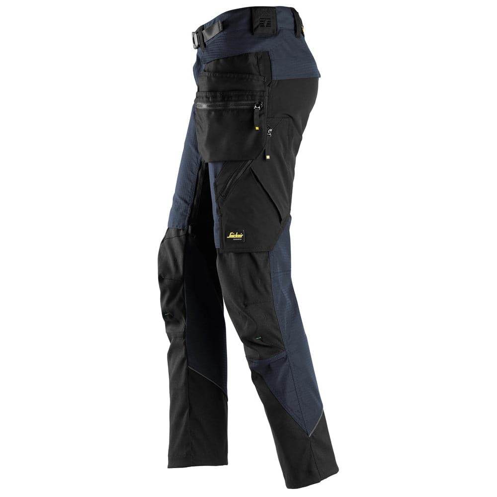 Snickers 6972  FlexiWork, Work Trousers+ Detachable Holster Pockets Navy Blue 33" Waist - 30" Leg