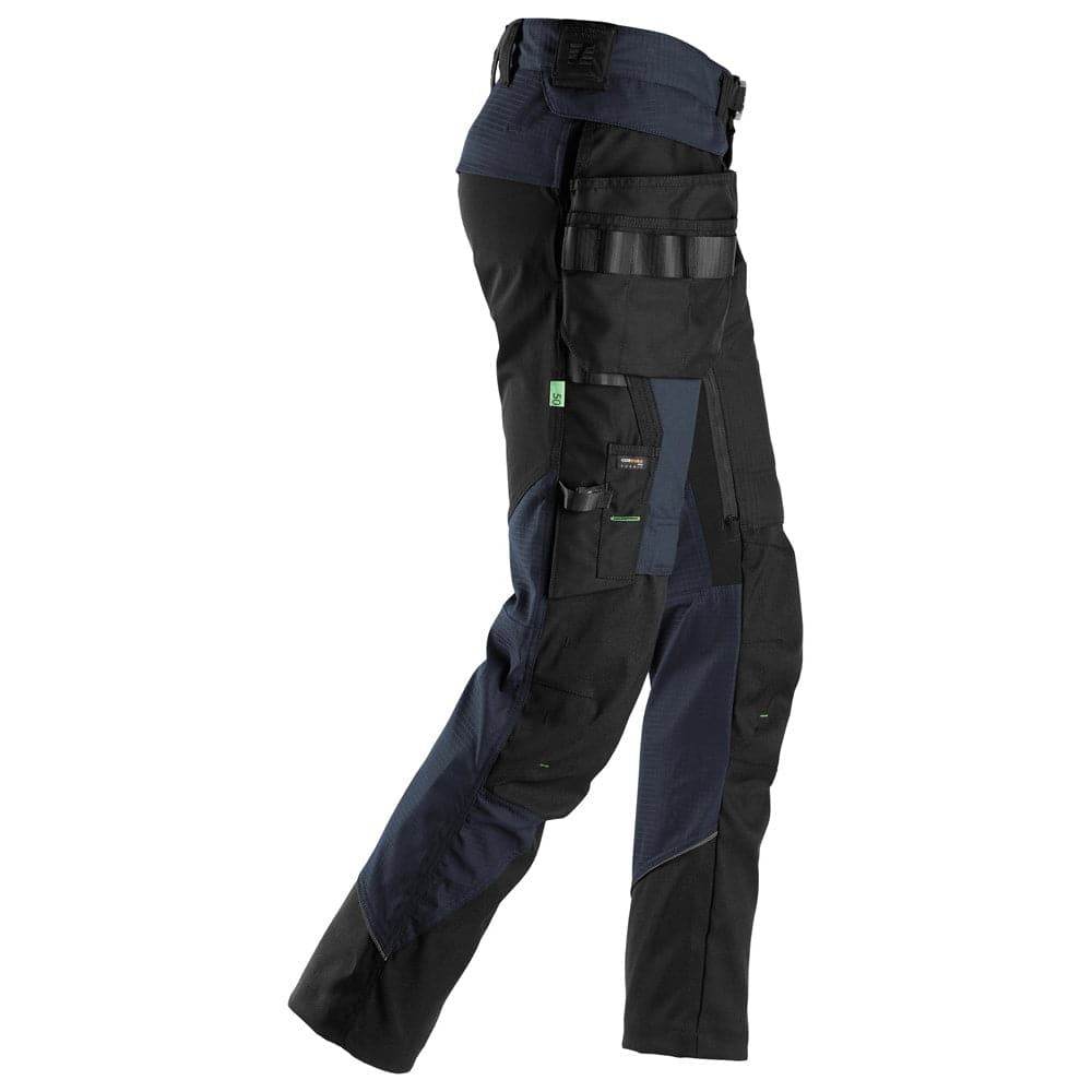 Snickers 6972  FlexiWork, Work Trousers+ Detachable Holster Pockets Navy Blue 38" Waist 32" Leg Snickers Size 54
