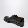 Black lace-up shoes in leather