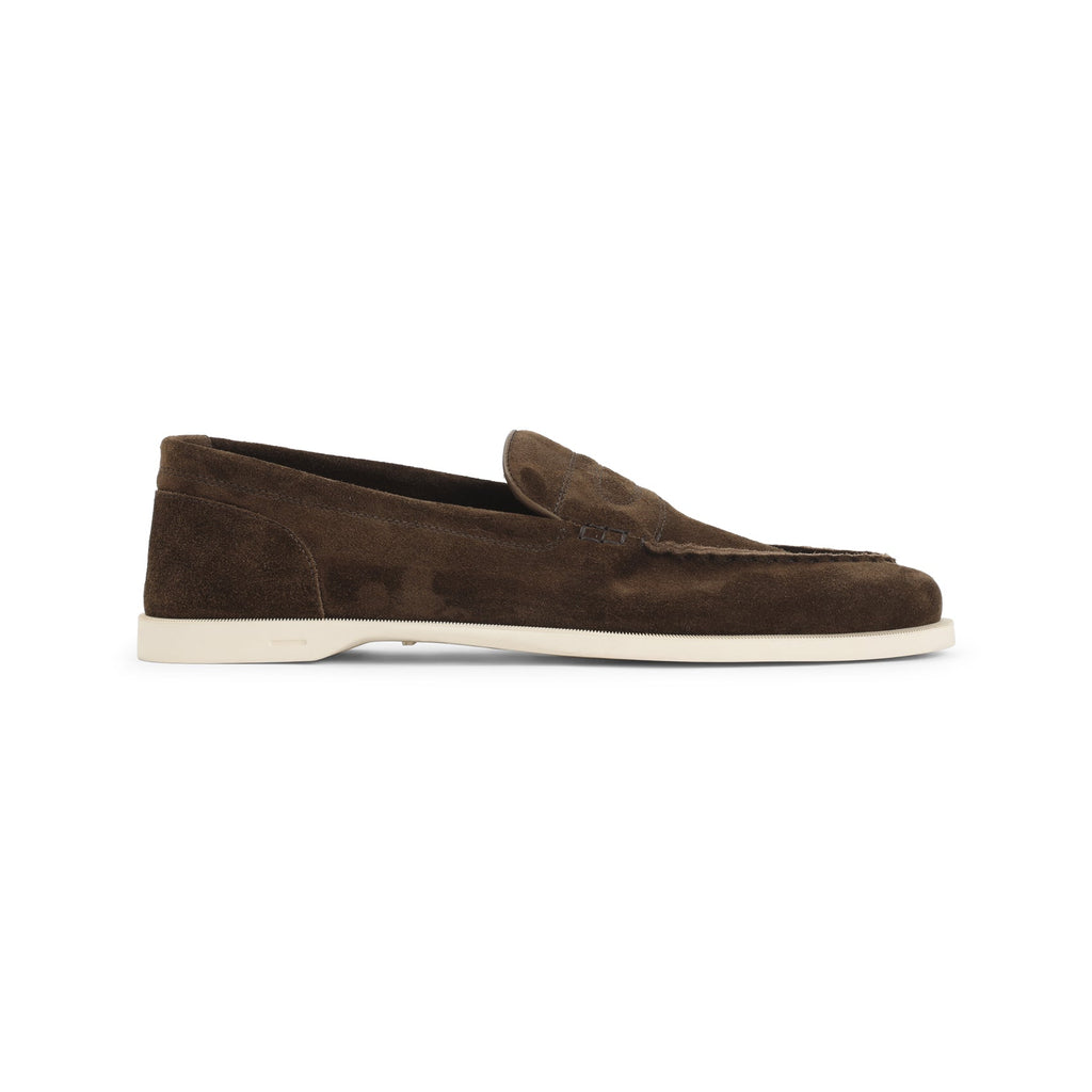 Pace Suede Oval Flexi Loafers