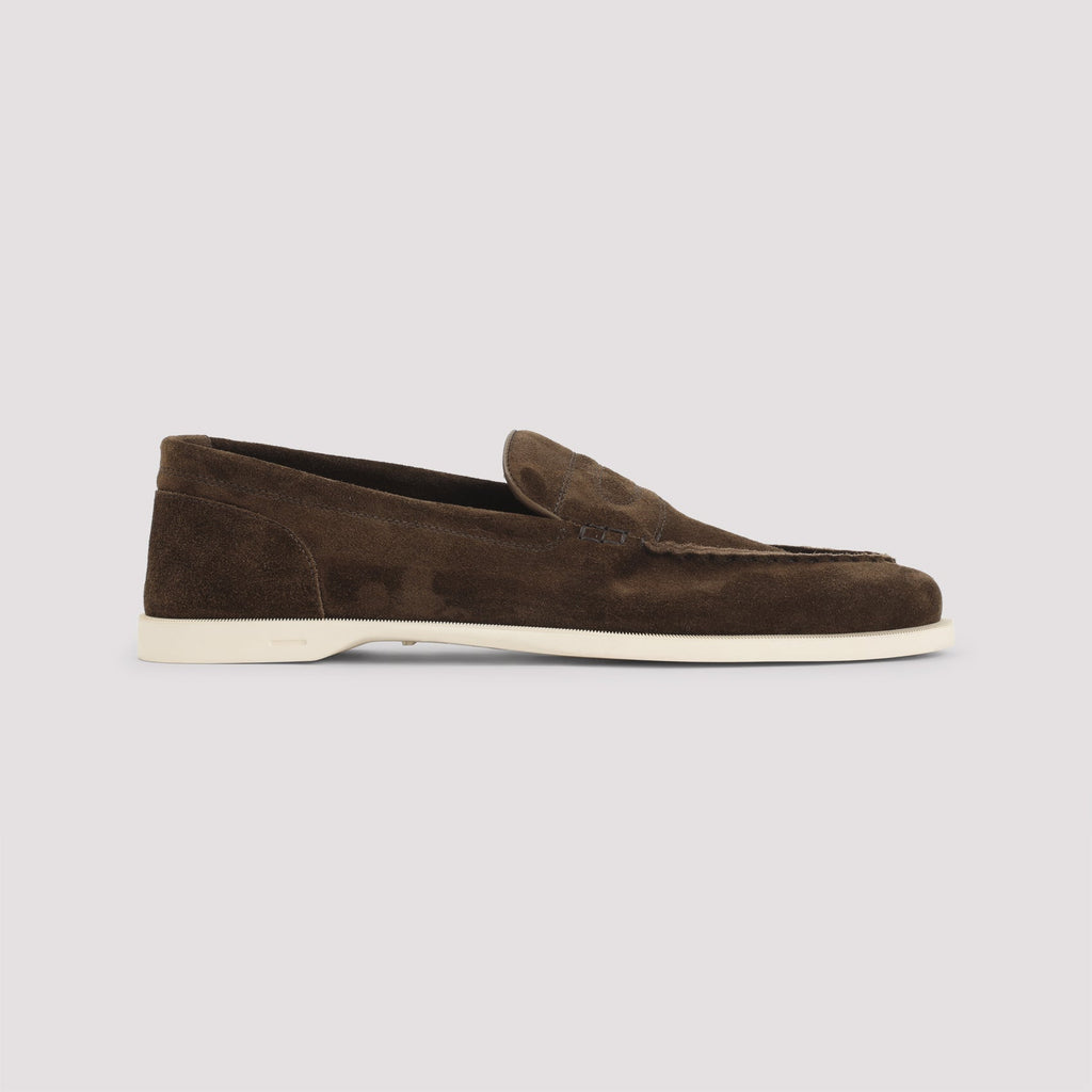 Pace Suede Oval Flexi Loafers