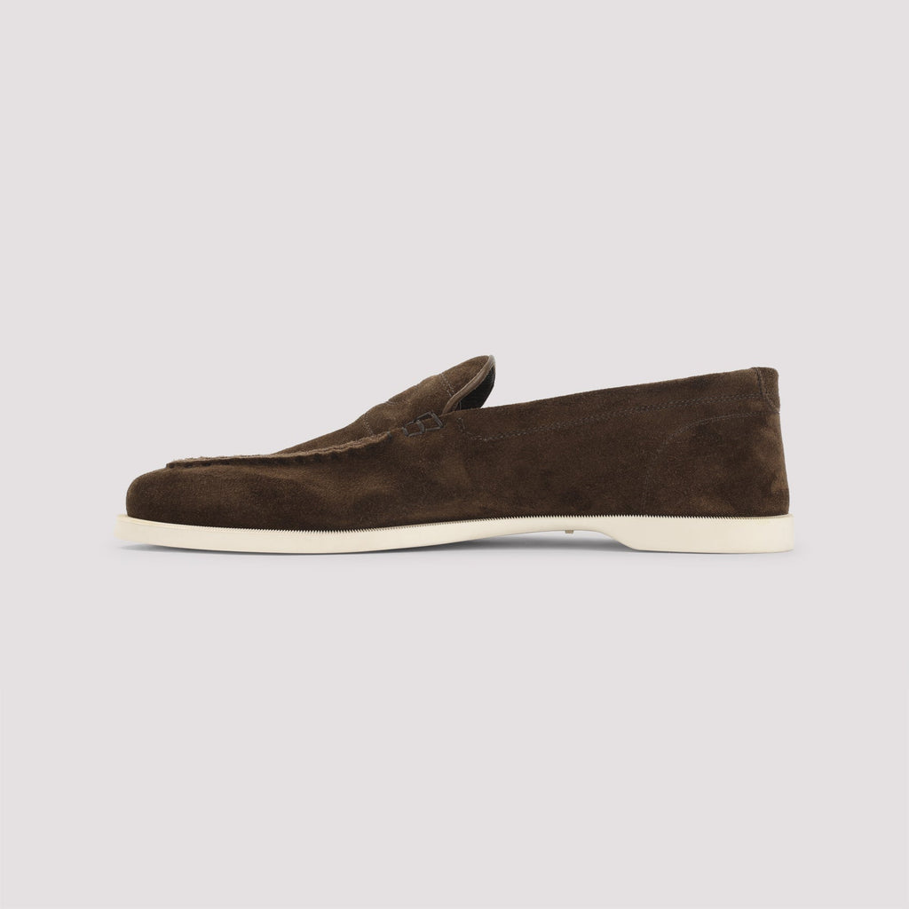 Pace Suede Oval Flexi Loafers