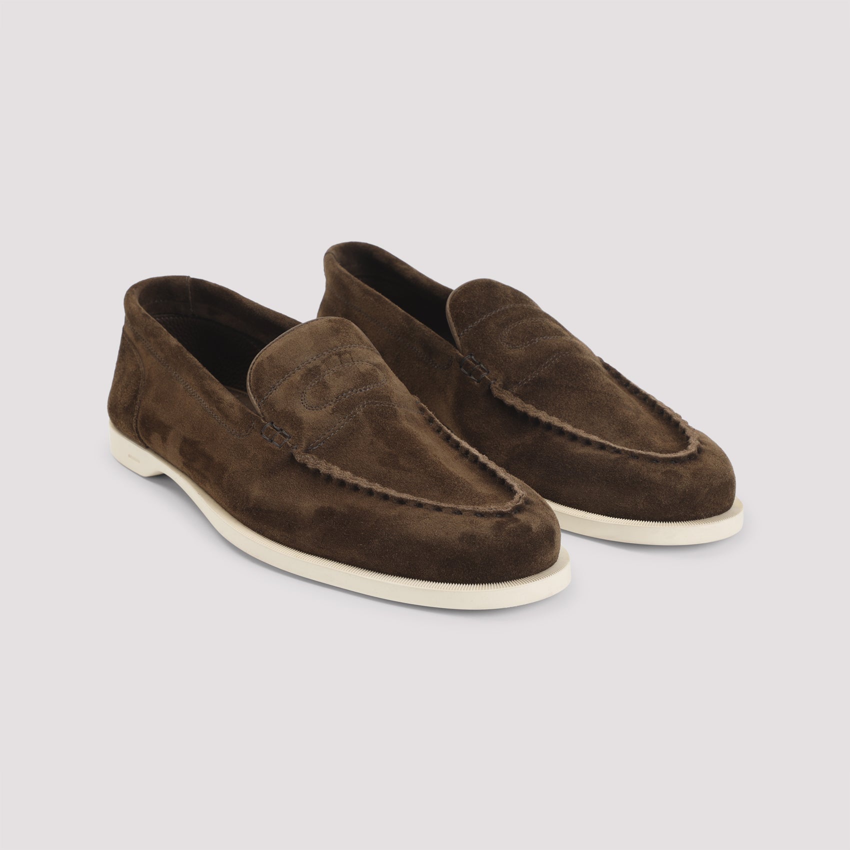 Pace Suede Oval Flexi Loafers