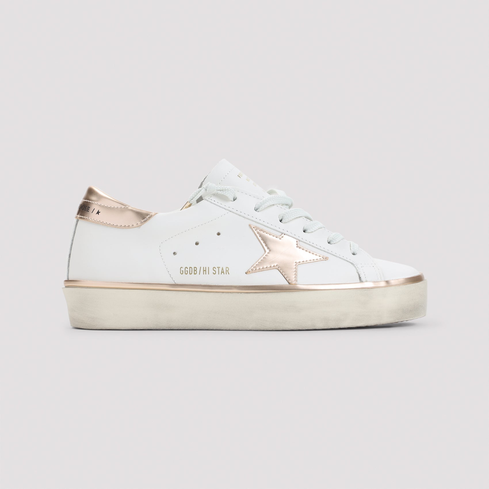 White Cow Leather Hi Star Sneakers