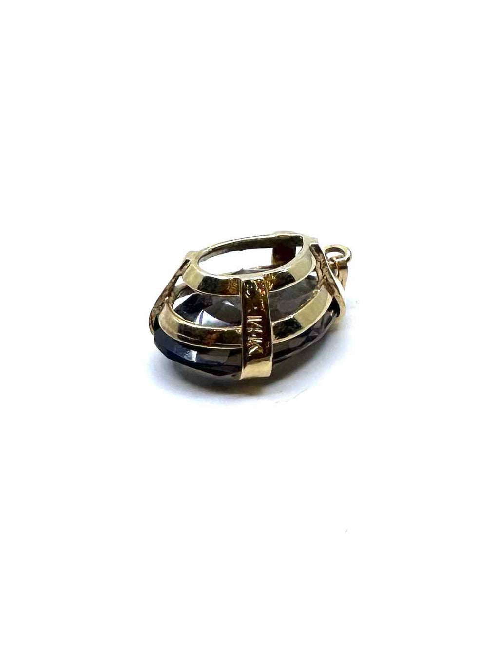 14K Smokey Quartz Pendant