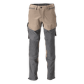 Mascot 22279 Ultimate Stretch Click System Pocket Trousers Dark Sand / Stone Grey