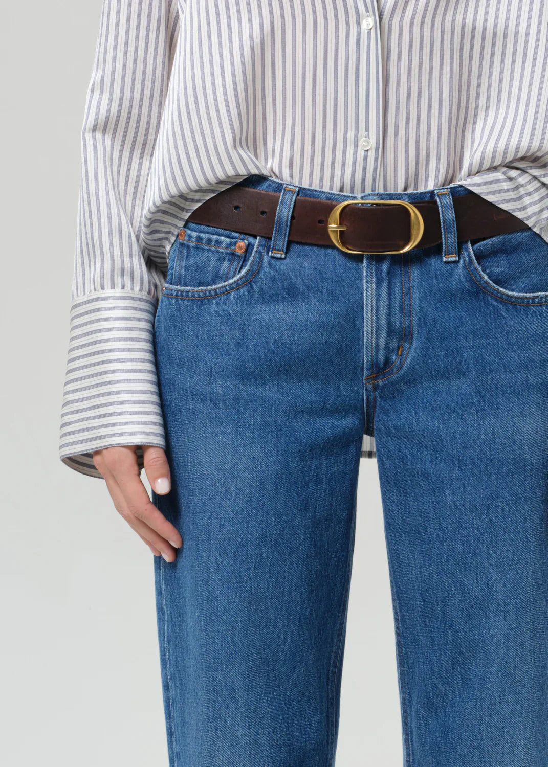 Citizens of Humanity Faye Vintage Straight in Azure Blue