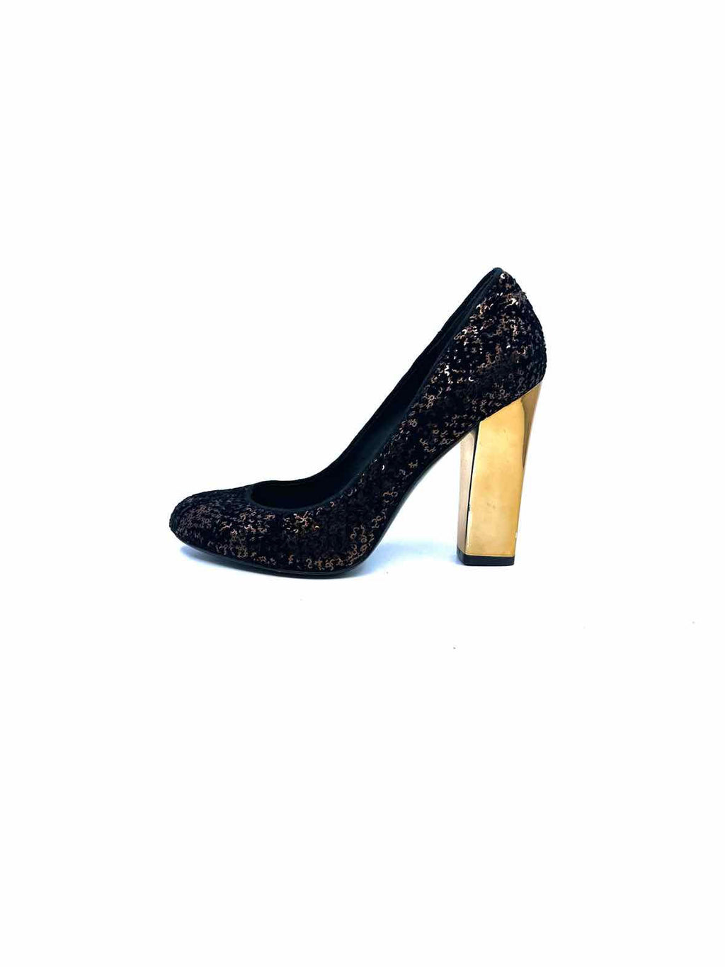 SIGERSON MORRISON Size 6.5 Brown Fabric Sequined Pumps