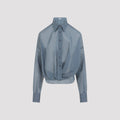 Blue Cotton Blouse