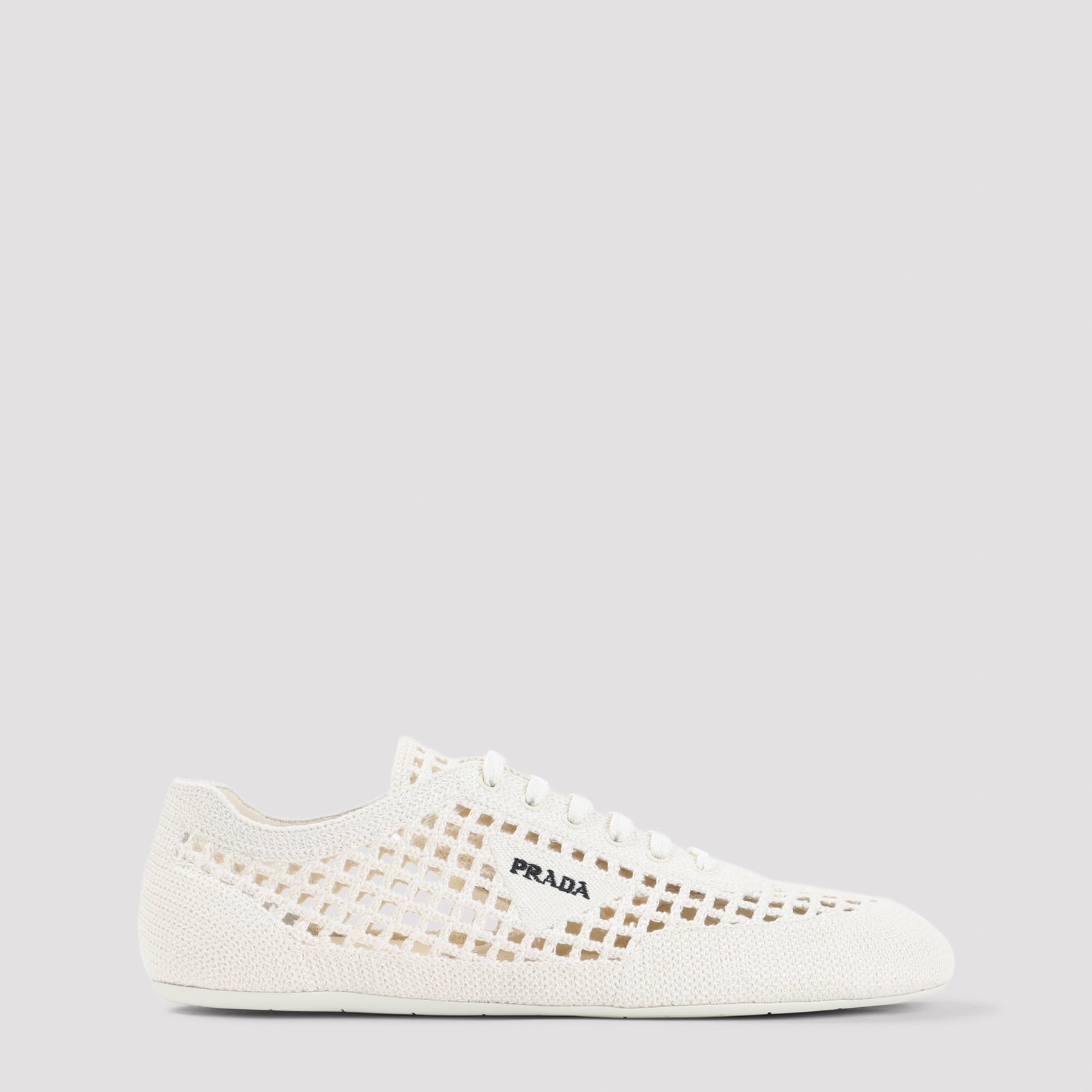 Ivory Collapse Cotton Sneakers