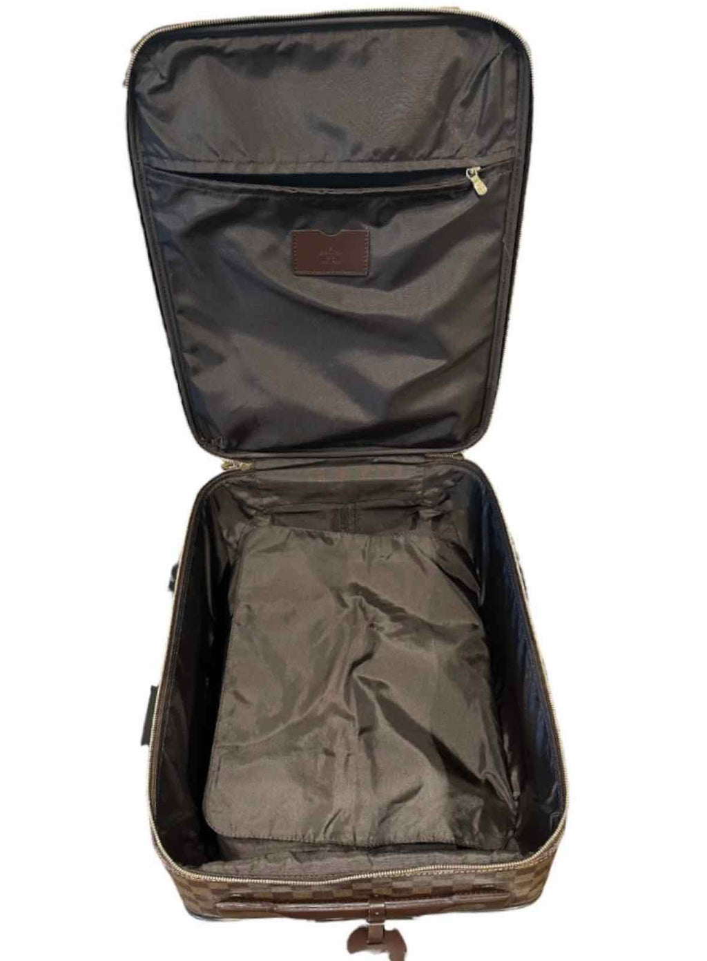 LOUIS VUITTON Brown 17.25" Damier Suitcase