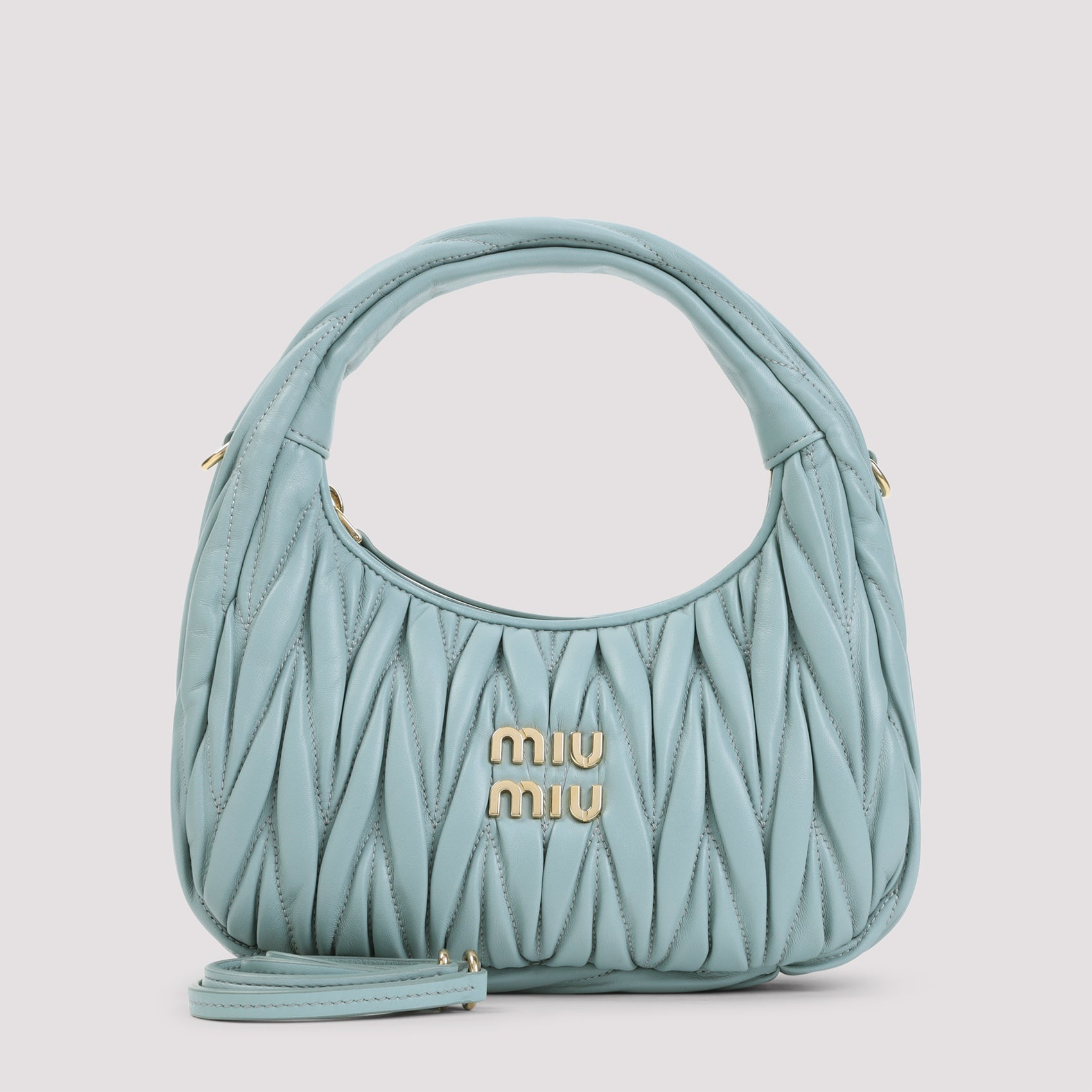 Wander matelassé hobo bag