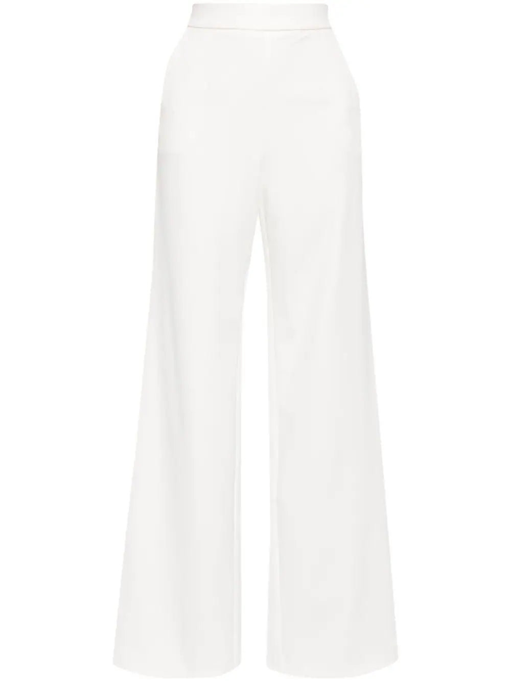 Crepe straight fit, classic pants