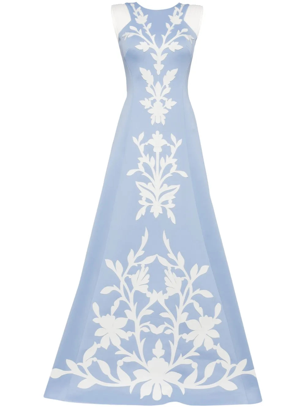 NEOPRENE DRESS WITH MATCHING EMBROIDERY