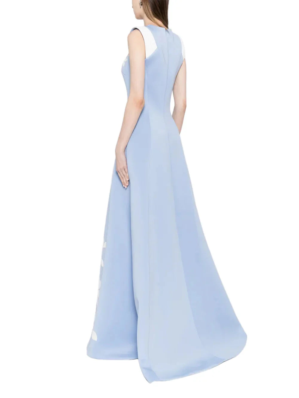 NEOPRENE DRESS WITH MATCHING EMBROIDERY