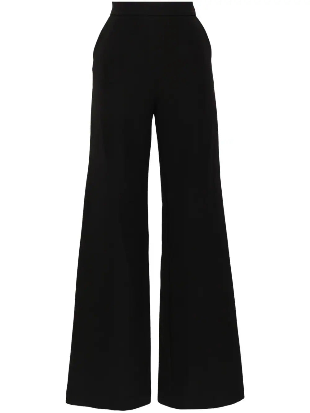 Crepe straight fit, classic pants