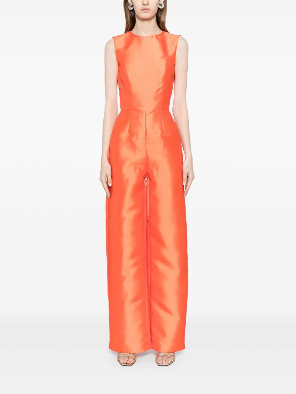MIKADO CLASSIC JUMPSUIT WITH DETACHABLE OVERSKIRT