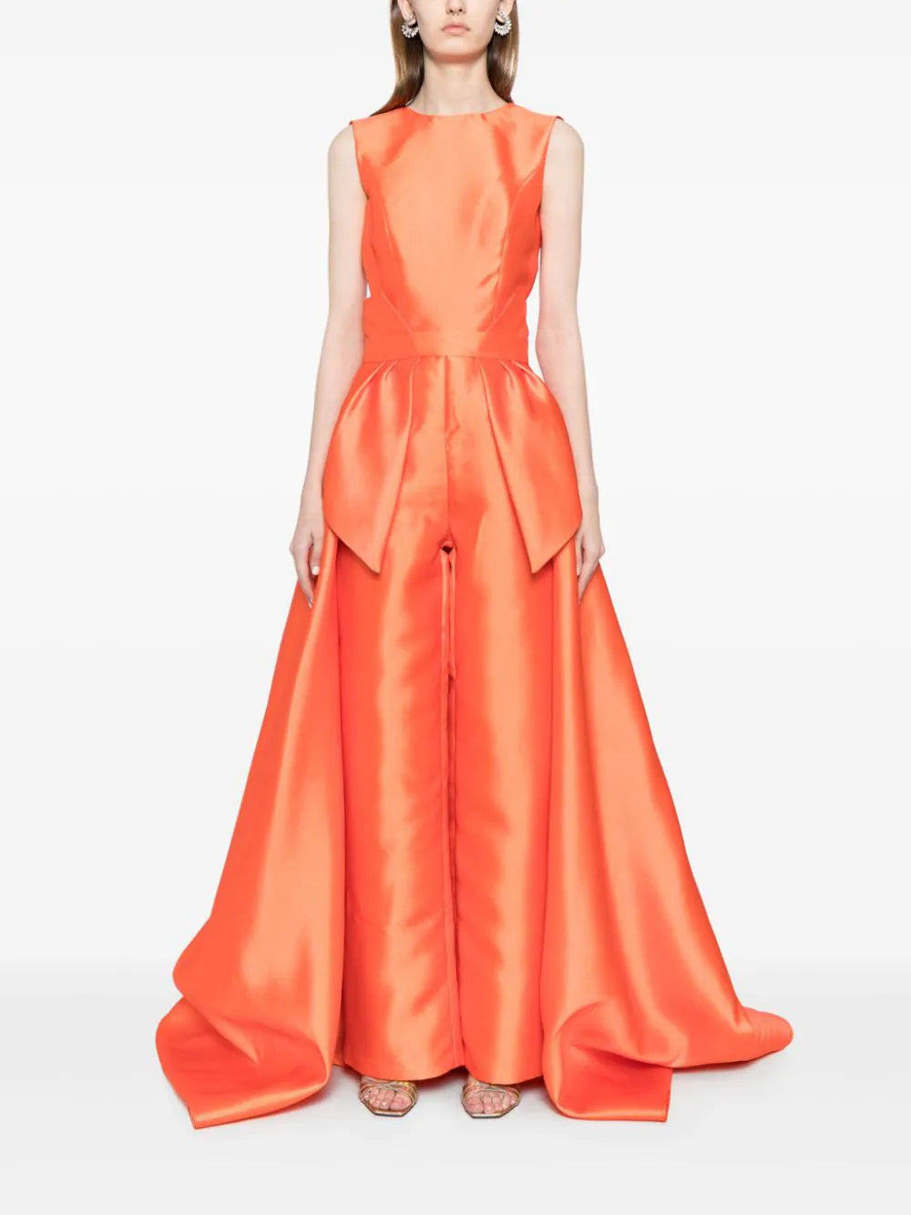 MIKADO CLASSIC JUMPSUIT WITH DETACHABLE OVERSKIRT