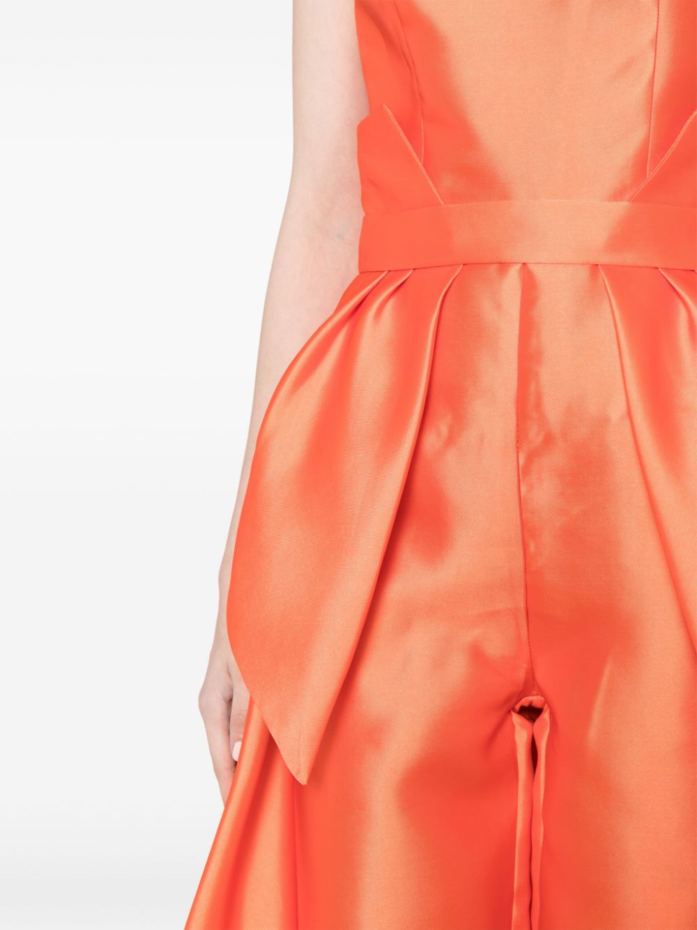 MIKADO CLASSIC JUMPSUIT WITH DETACHABLE OVERSKIRT