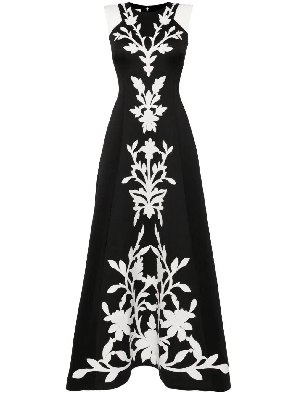 NEOPRENE DRESS WITH MATCHING EMBROIDERY