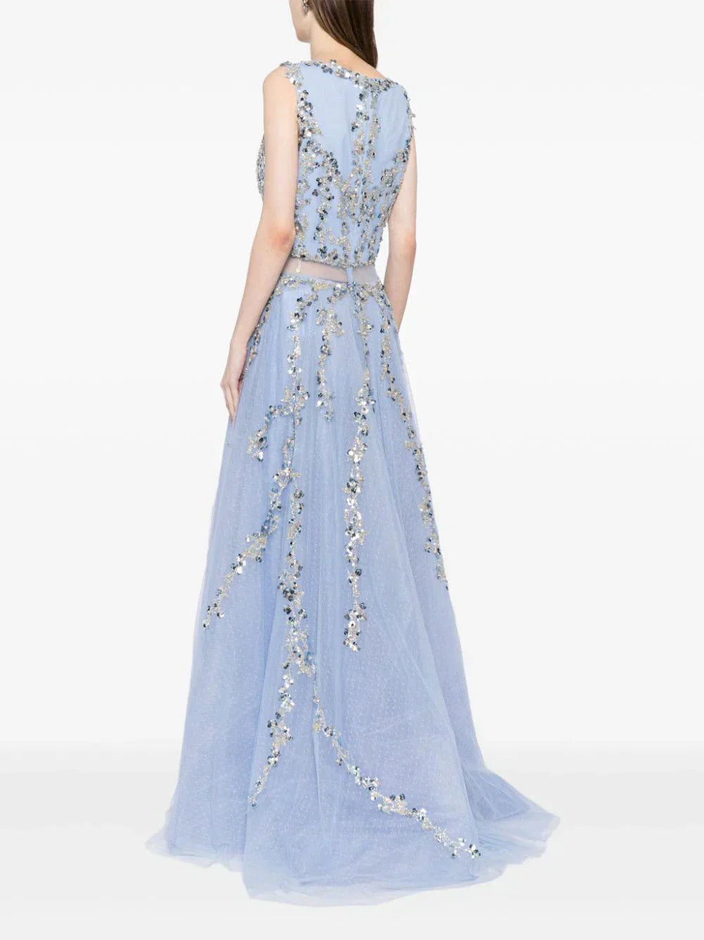 TULLE DRESS WITH BEADING