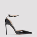 Black Calf Leather Pumps