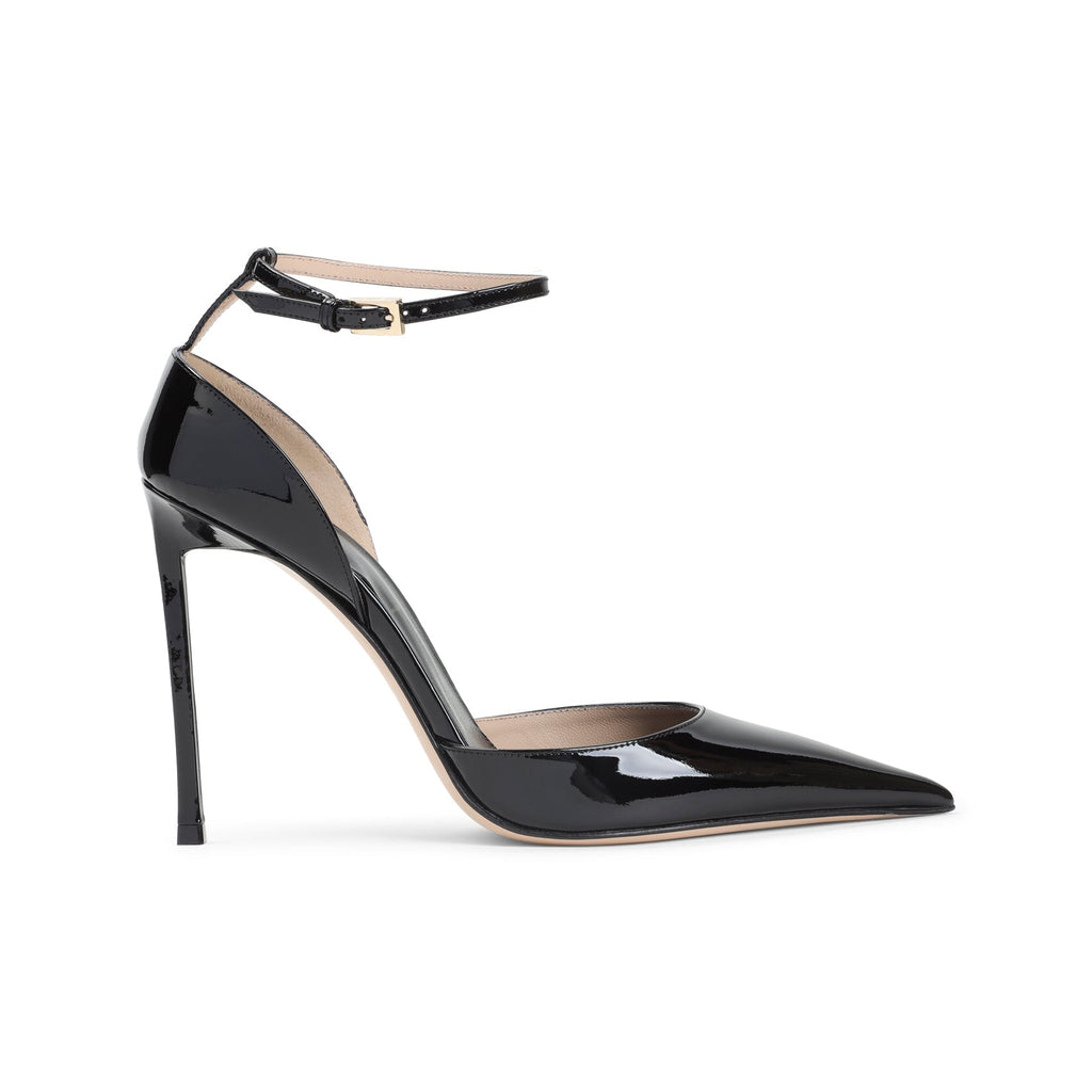 Black Calf Leather Pumps
