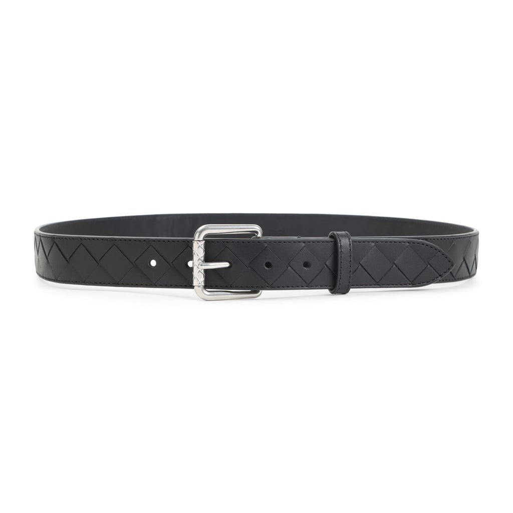 Intrecciato Leather Belt
