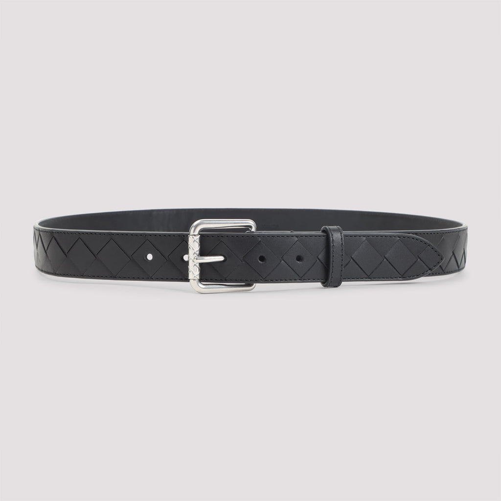 Intrecciato Leather Belt