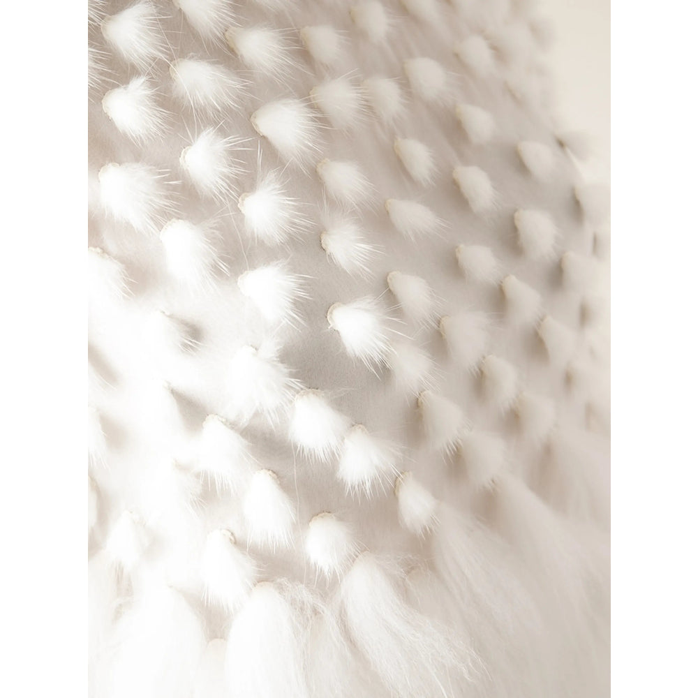 White Mink Fur Coat