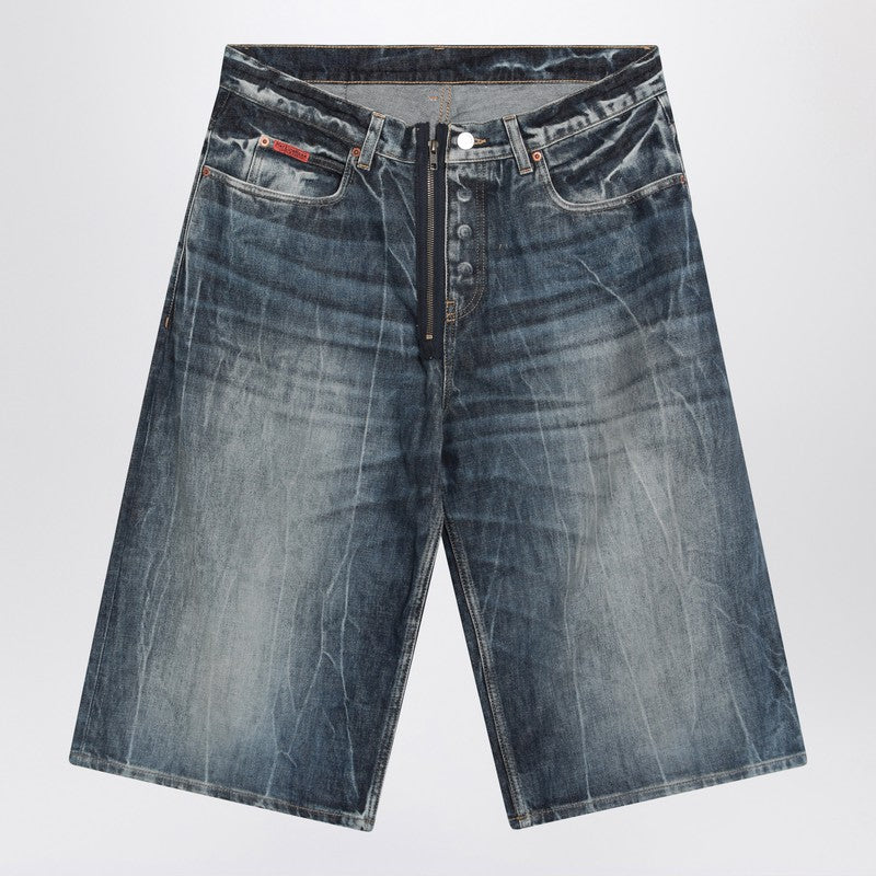 Bermuda In Denim Blu Acid