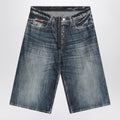 Bermuda In Denim Blu Acid