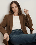 Veronica Beard Miller Dickey Jacket in Walnut