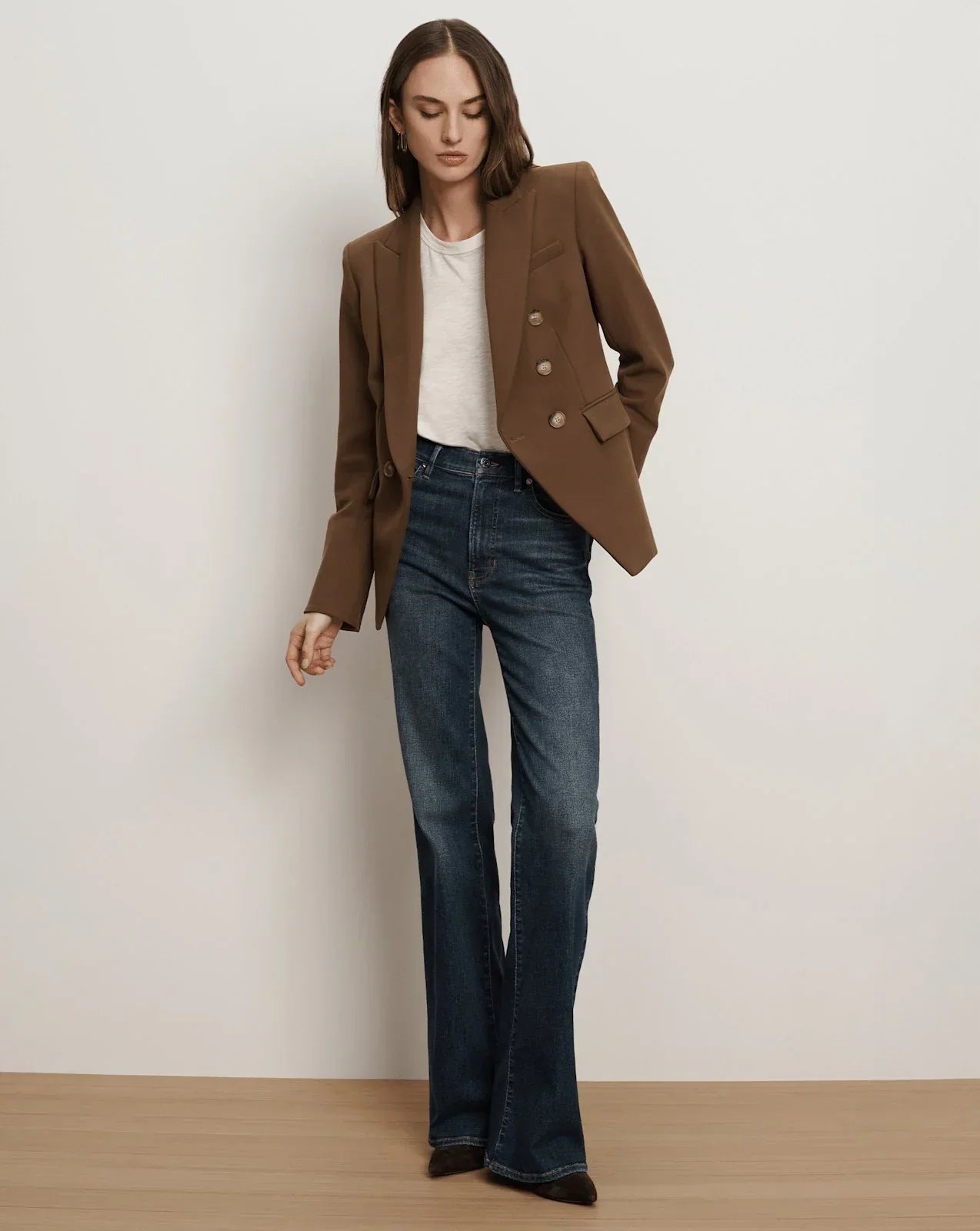 Veronica Beard Miller Dickey Jacket in Walnut