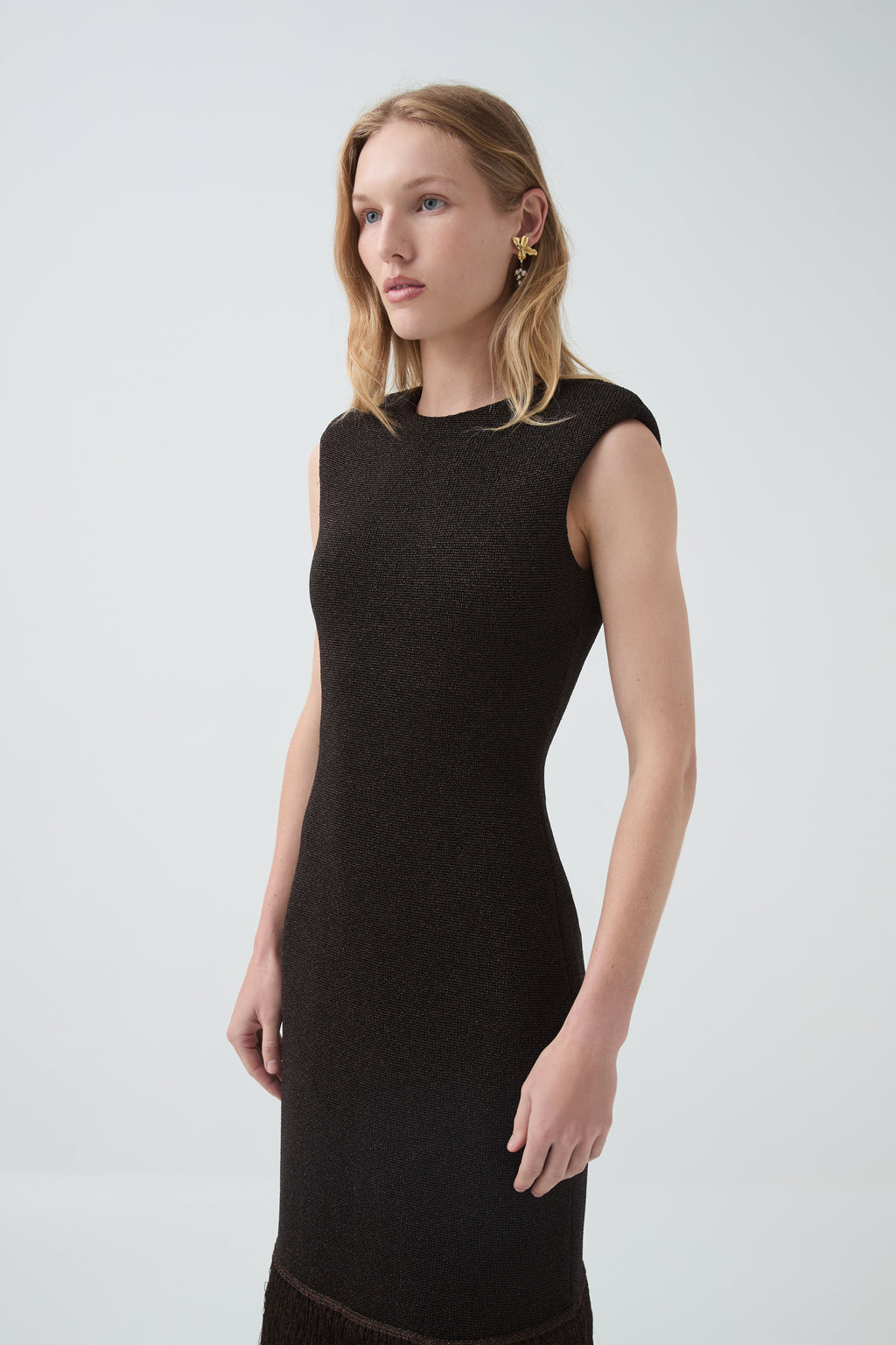 Aje Breeze Knit Midi Dress