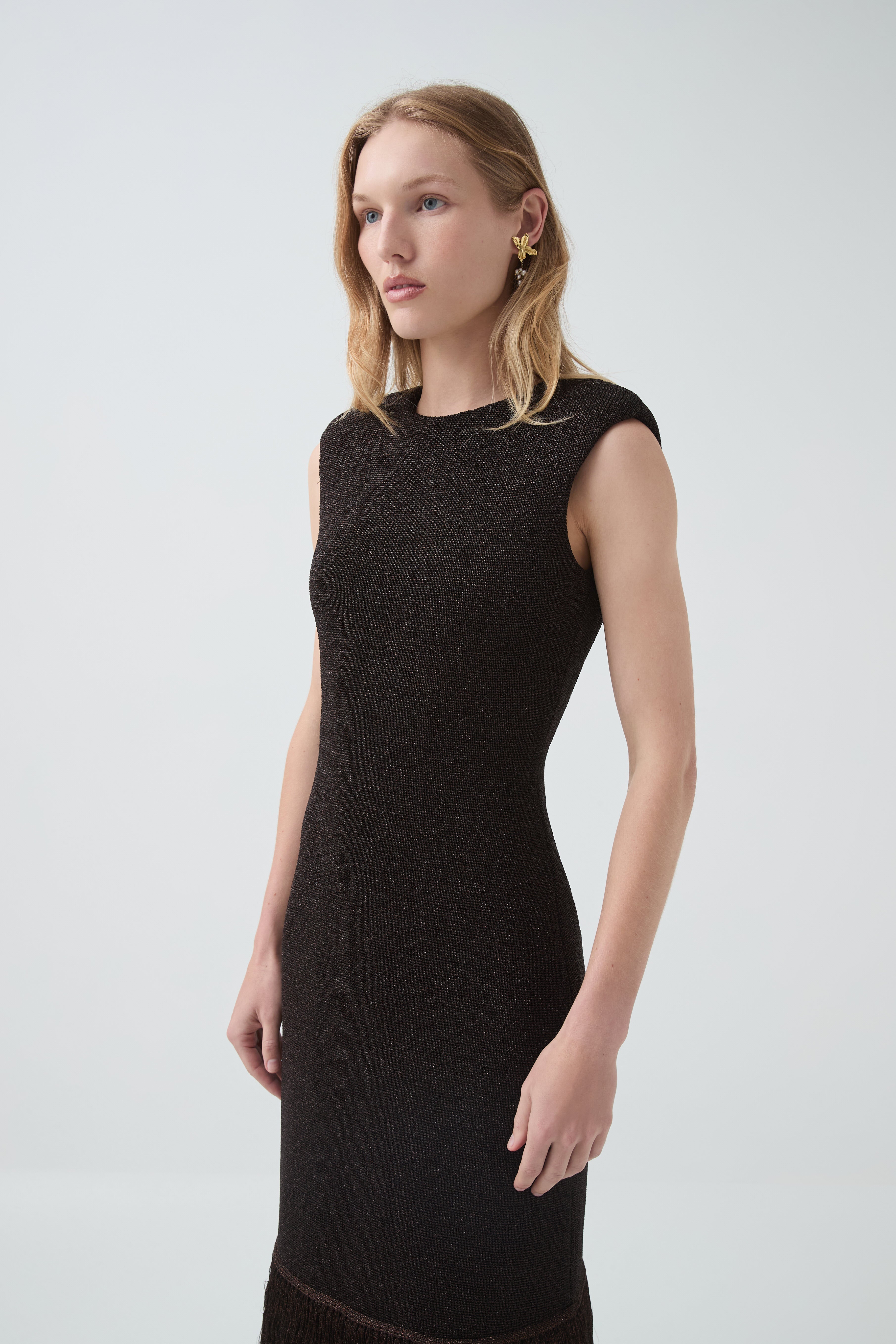 Aje Breeze Knit Midi Dress