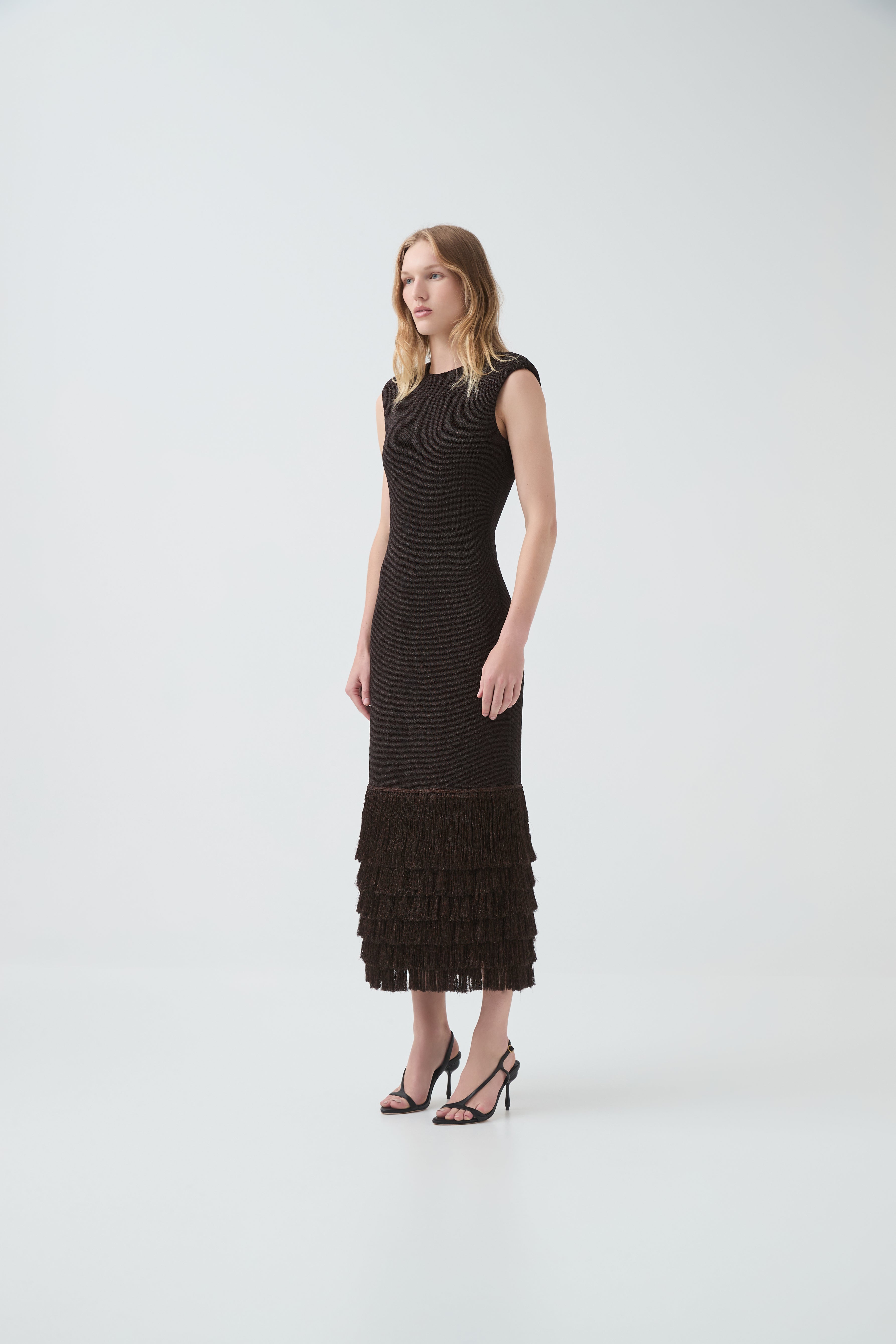 Aje Breeze Knit Midi Dress