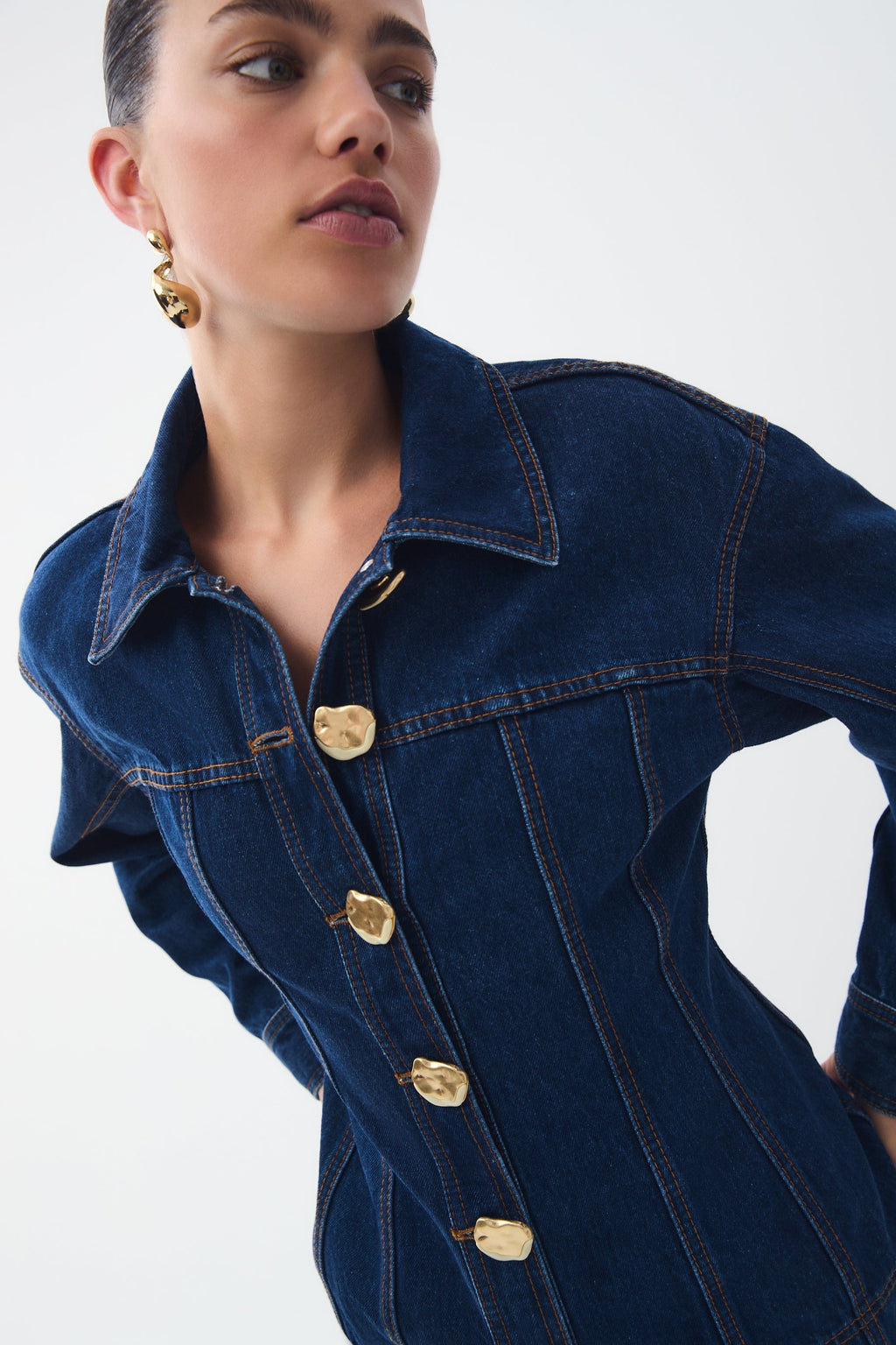 Aje Gianna Denim Shirt