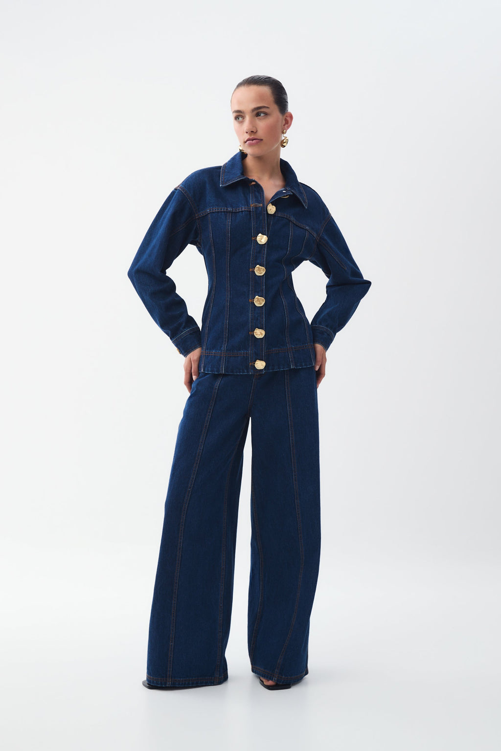 Aje Gianna Denim Shirt