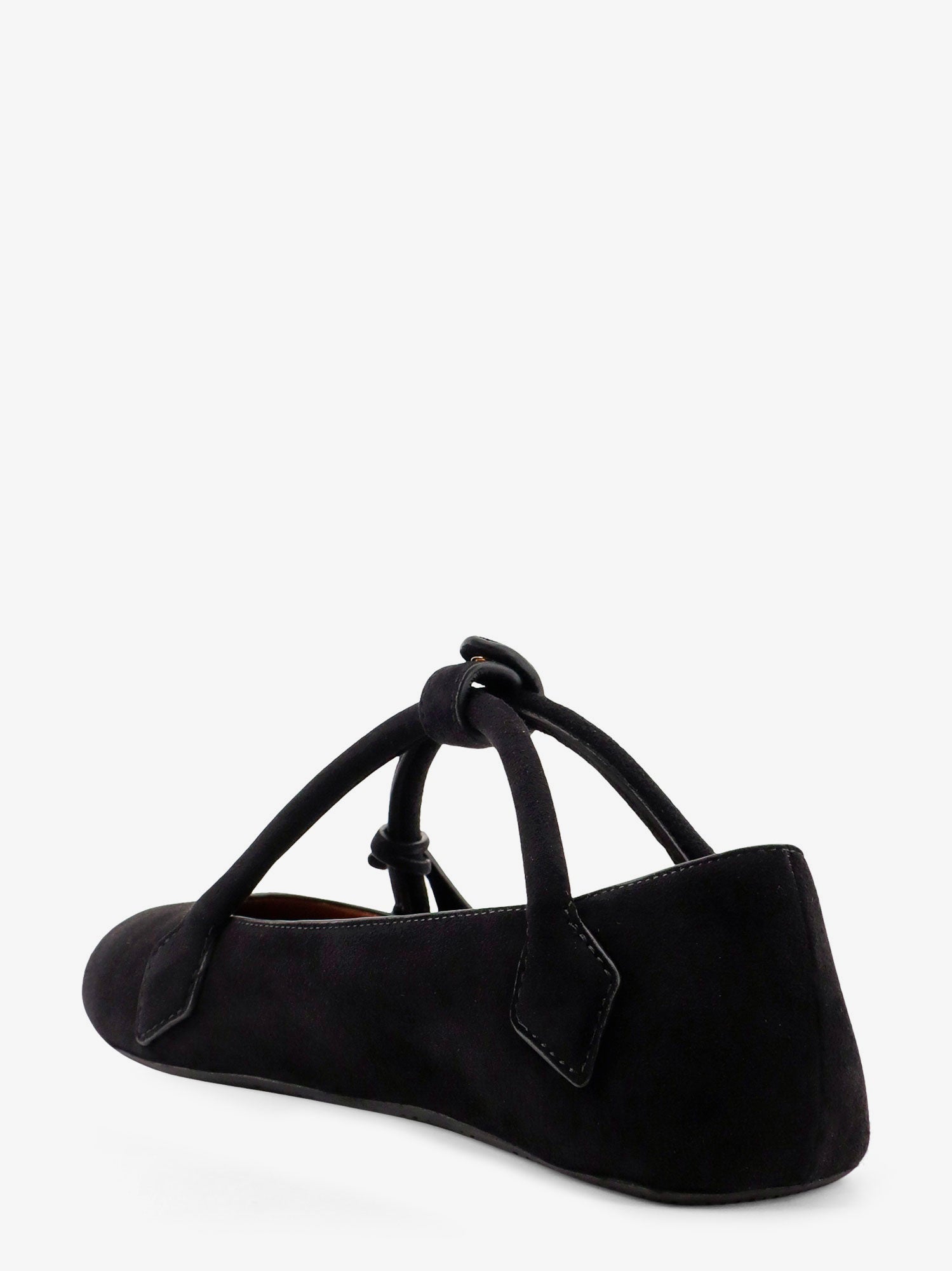Le Teckel Suede Ballet Flats