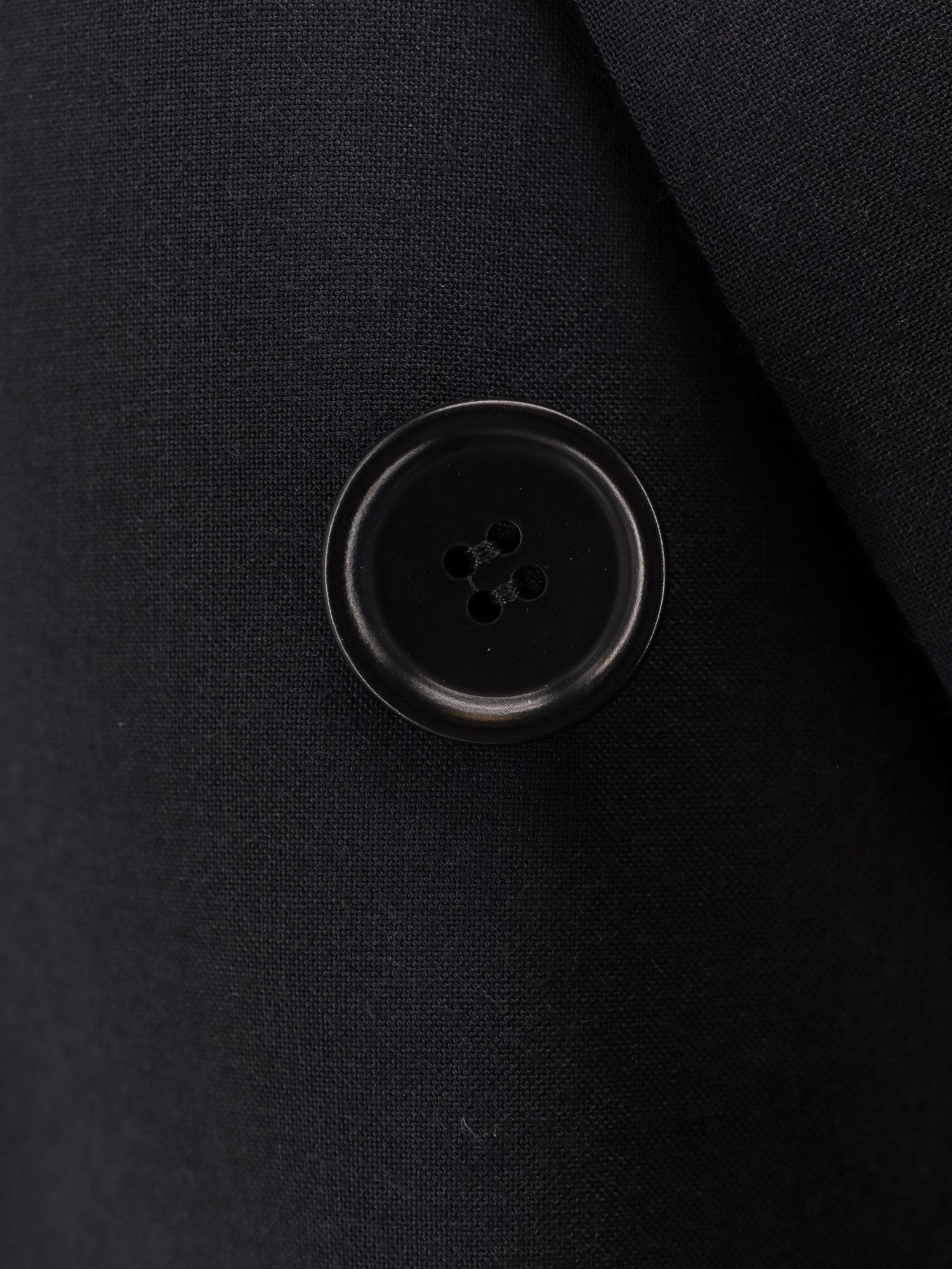 Double-breasted wool blend blazer
